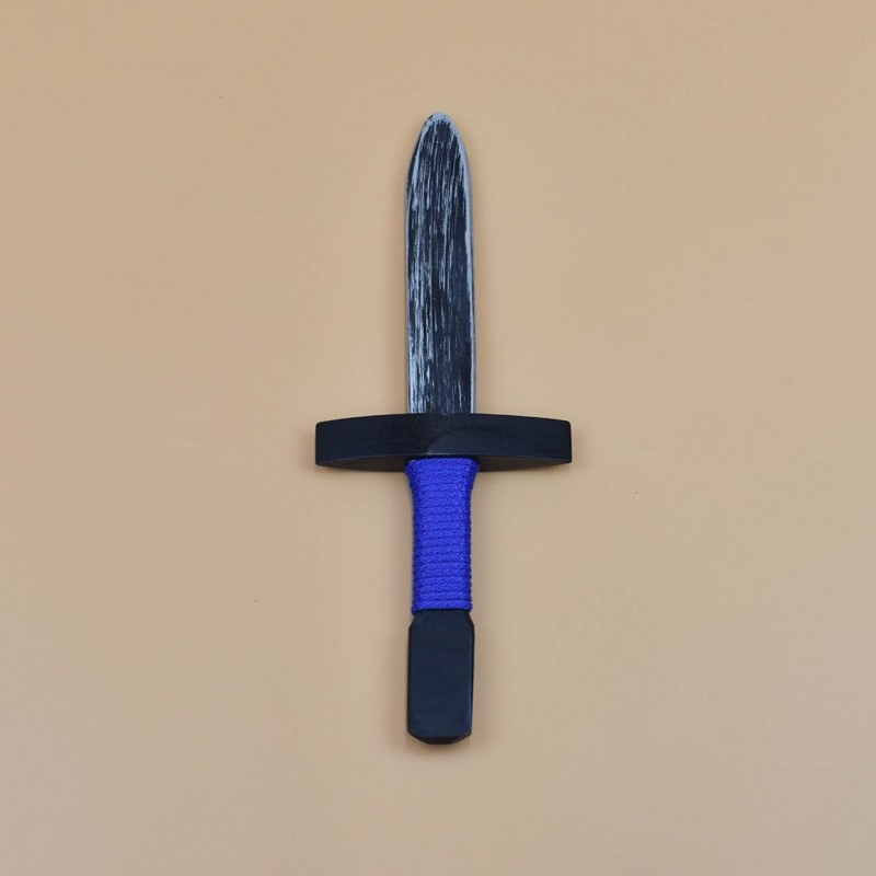 DSK21 Středověká dětská dřevěná zbraň - Italská dýka Černá