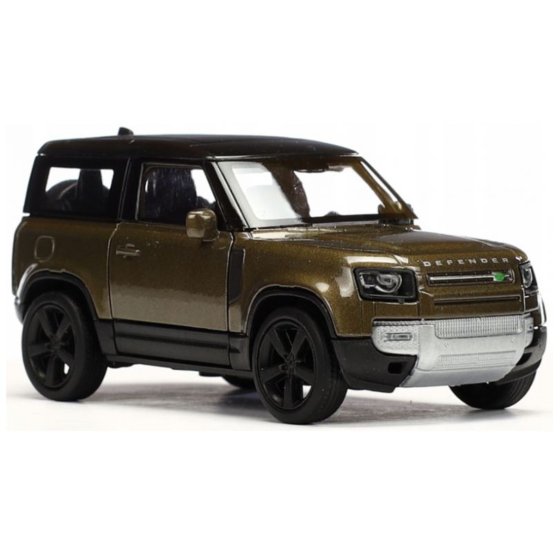 008805 Kovový model auta - Nex 1:34 - 2020 Land Rover Defender Hnědá