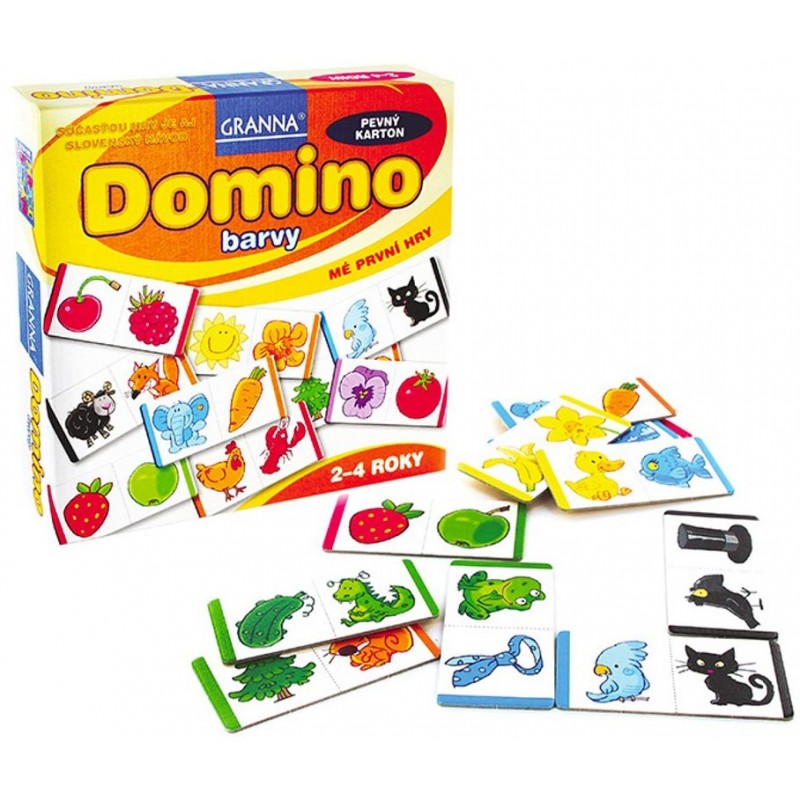 020687 Náučná hra pre predškolákov - Domino - Farby