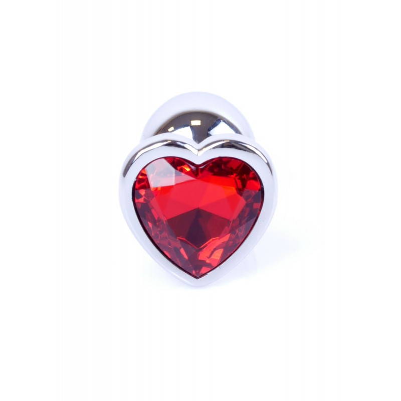 64-00051 Análny kolík - Jewellery Heart 7cm Červená