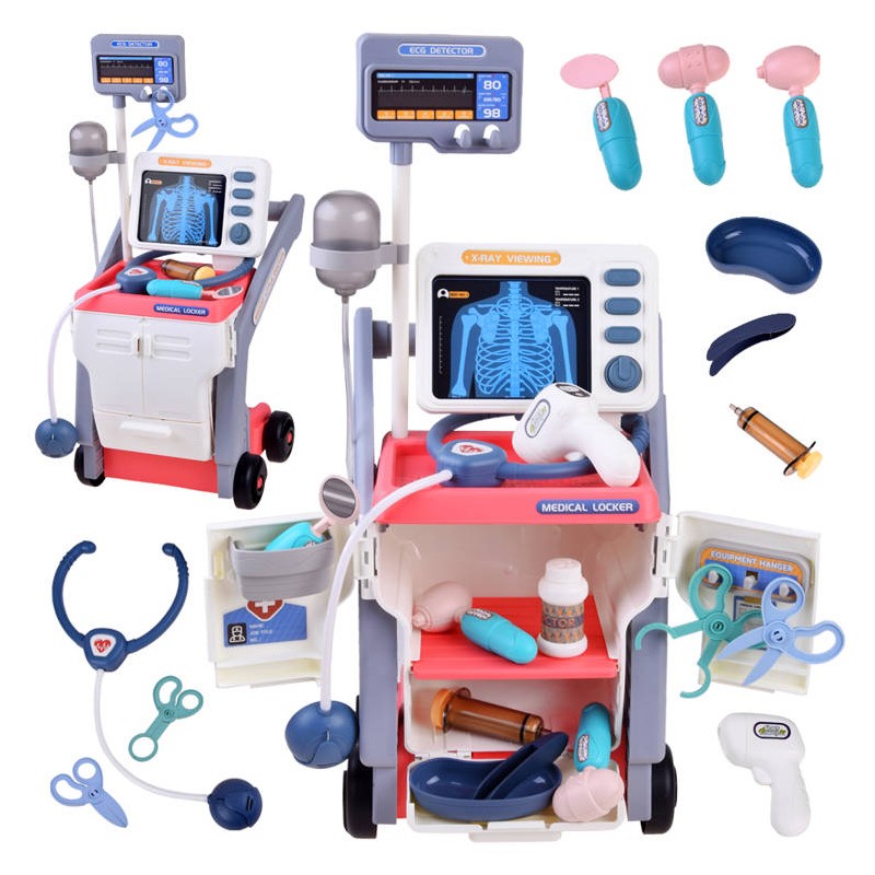 Levně ZA4273 RO Dětský lékařský vozík s rentgenem - Medical Cart