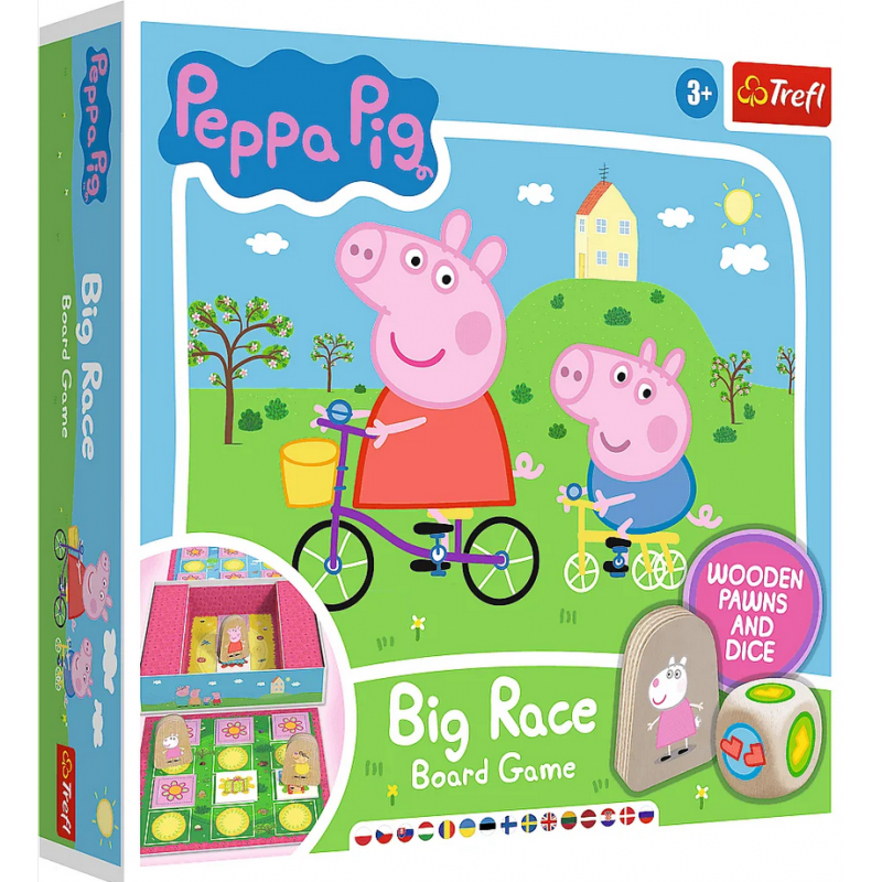 022629 TREFL Spoločenská hra - Peppa Pig Big Race 