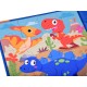 Detská kniha - Magnetické puzzle - Dinopark