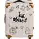 Svadobná pokladnička kufor na kolieskach - Just Married