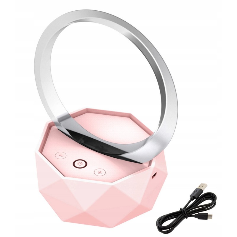 Levně 128047 Bluetooth reproduktor s RGB LED posvícením - Music Speaker Růžová