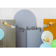 Girlanda Happy Birthday - Nákladné autá 2m