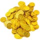 Sada zlatých herných mincí / žetónov 144 ks