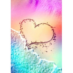 5D Diamantová mozaika - Láska na pláži