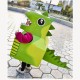 Detský kartónový DIY kostým - Dinosaurus