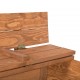 Drevené pieskovisko so skladacími lavicami 150x150 cm