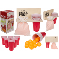 Súprava kelímkov a loptičiek na Beer-Pong
