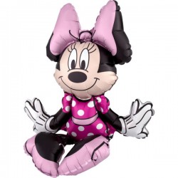 Sediaci fóliový balónik - Minnie Mouse 45cm