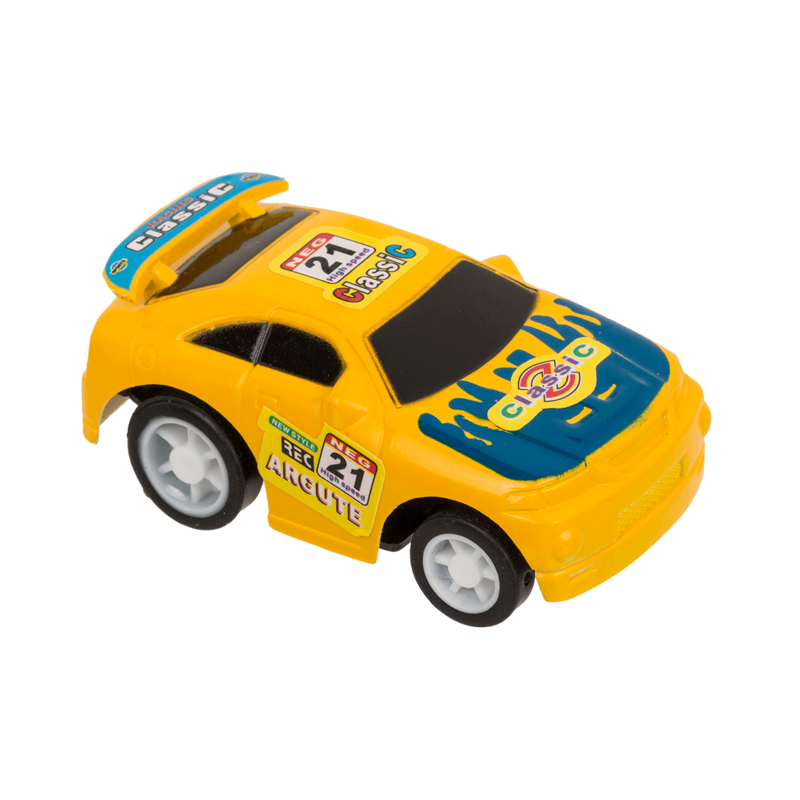 475919 Mini závodní autíčko pro děti - Pull Back 5,5x4 cm Oranžová