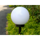 Solárne záhradné lampy - RGB guľa 10cm (4ks)