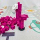 Pružné kocky Abino Pinky - Miniatúrny svet dievčat 102ks