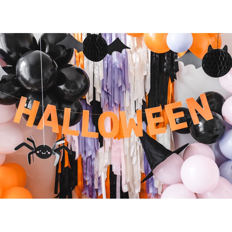 Levně GRL105 Party Deco Party girlanda - "Halloween" - oranžová 2,5m