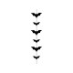 Závesná dekorácia - Halloweenske netopiere - 1,5 m