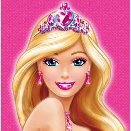 5D Diamantová mozaika - LARGE - Barbie