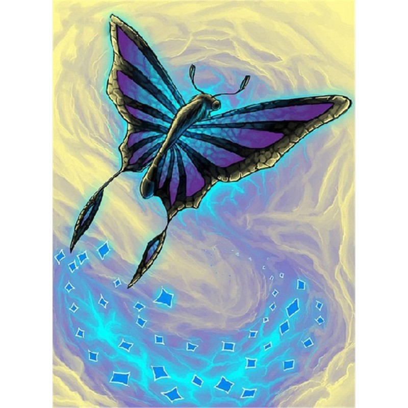 E-shop 785374 NORIMPEX 5D Diamantová mozaika - Blue Butterfly