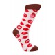Sexy ponožky s potlačou - Lip Love