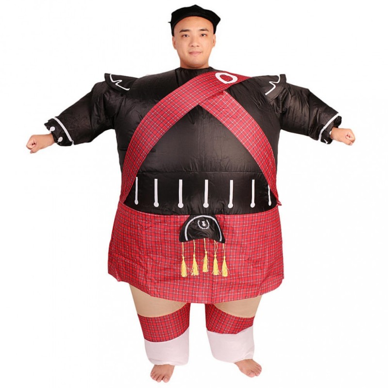 E-shop FZ:1542 Nafukovací kostým - Obézny Škót Dospelý