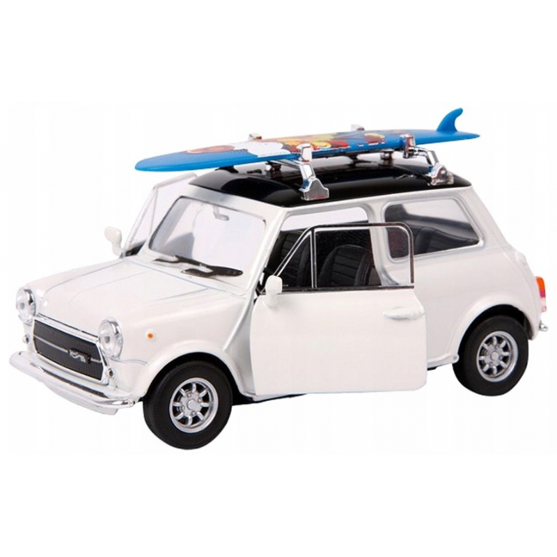 008805 Kovový model auta - Nex 1:34 - Mini Cooper 1300 (surf) Biela