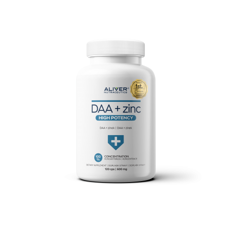 DAA - kyselina D-asparágová + Zinok | 600mg | 120 cps Doplnok stravy pre mužov