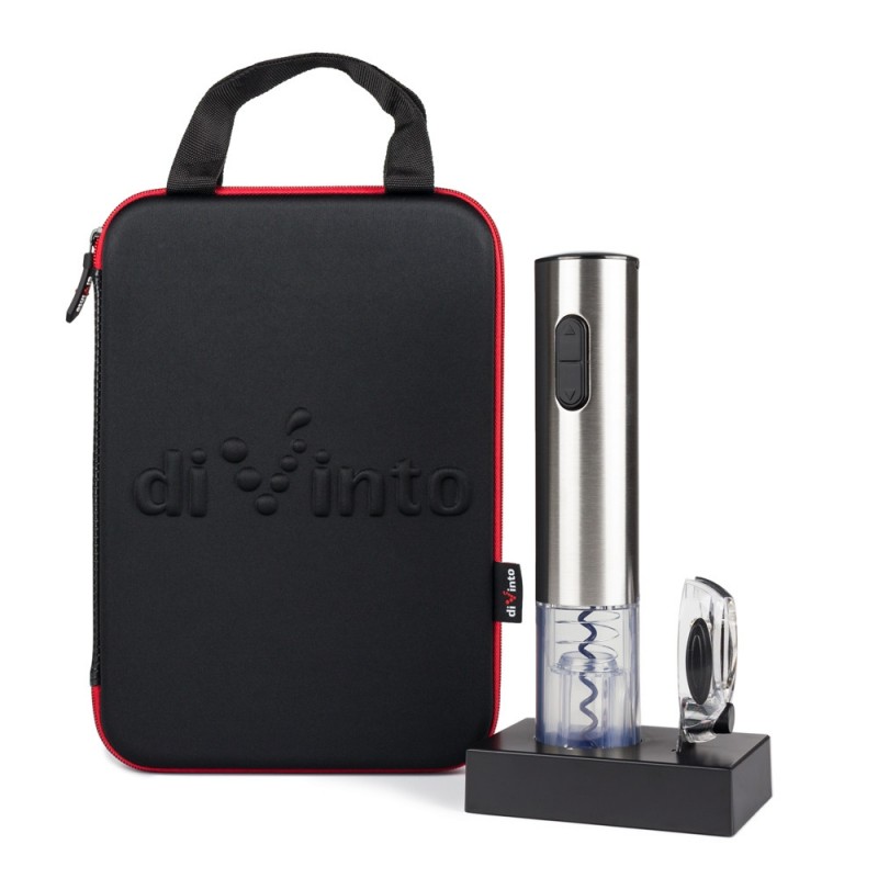GAD02904 Elektrický otvírák na víno Silver Twister Deluxe GAD02904 Elektrický otvírák na víno Silver Twister Deluxe