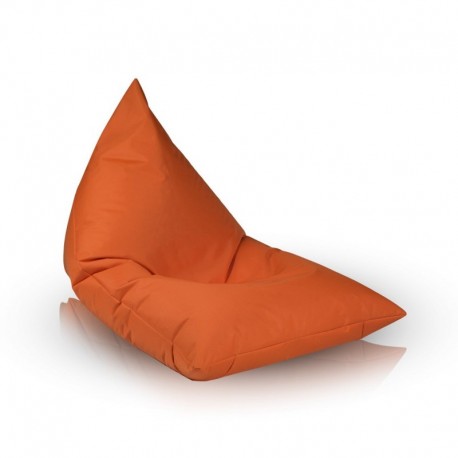 Sedací vak Ecopuf - LAZY M polyester - Oranžová