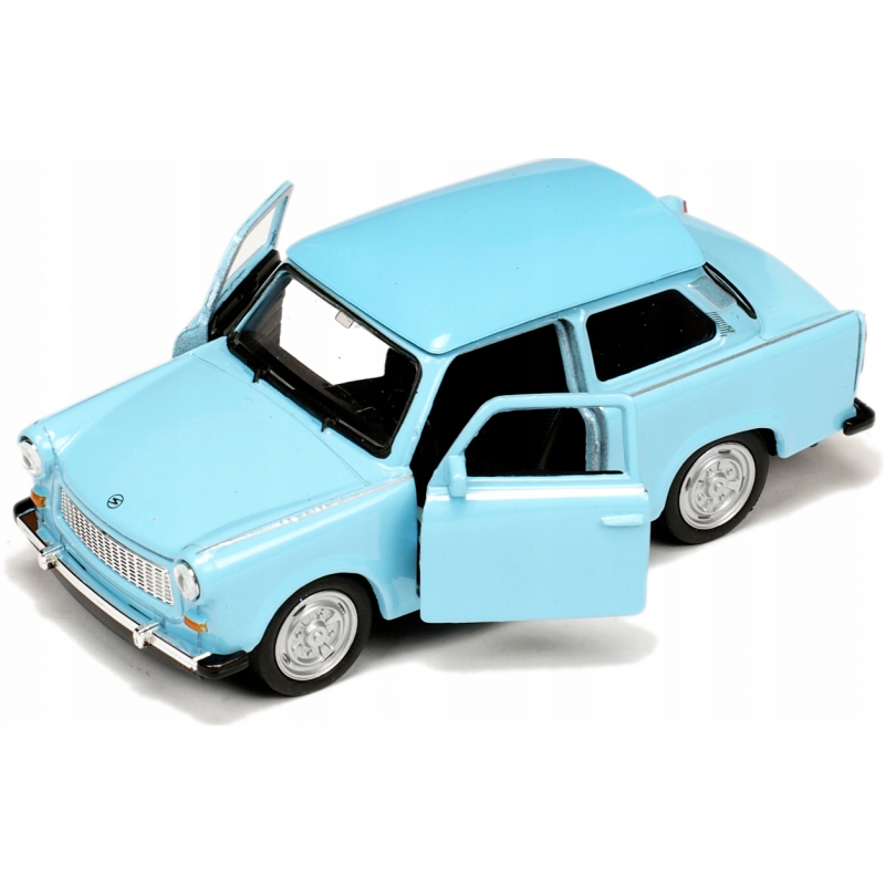008805 Kovový model auta - Nex 1:34 - Trabant 601 Modrá