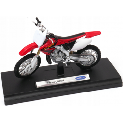 Model motorky na podstave - Welly 1:18 - Honda CR250R