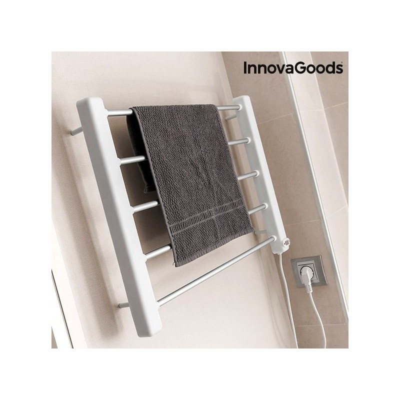 Levně V0100465 InnovaGoods Elektrický nástěnný sušák ručníků Innova Goods 65W (5 tyčí) - 2.Třída