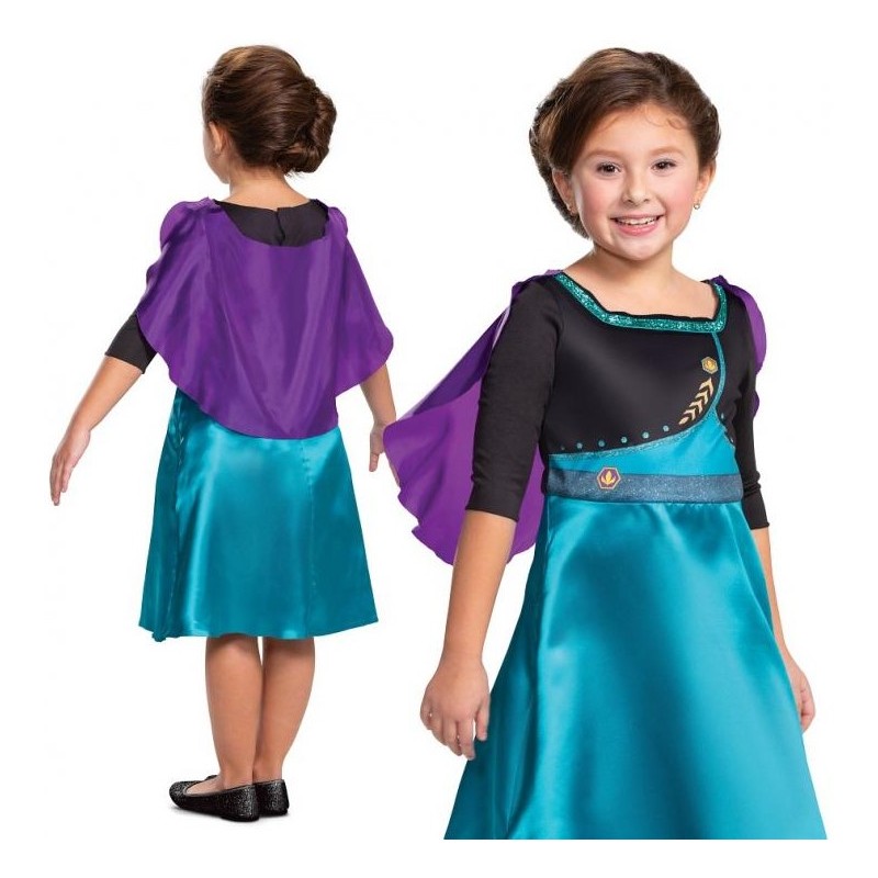 E-shop 140059K Disney Detský kostým - Frozen 2 - Kráľovná Anna (7-8 rokov)