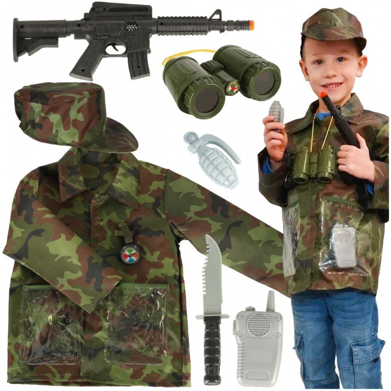 E-shop 4298 Detský kostým - Vojak (3-8 rokov)