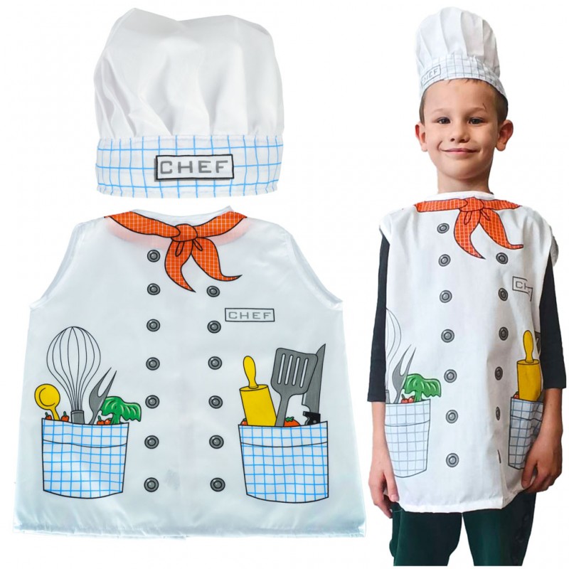 E-shop 4301 Detský kostým - Kuchár (3-8 rokov)