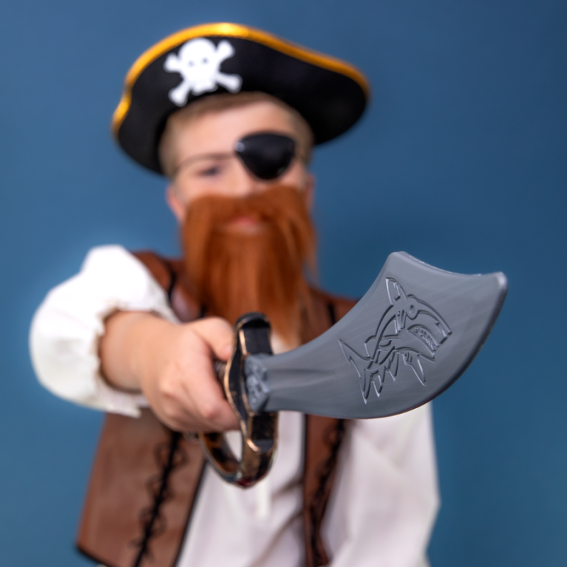 E-shop 136638 Kostýmová pirátska šabľa - Kostlivec 51cm