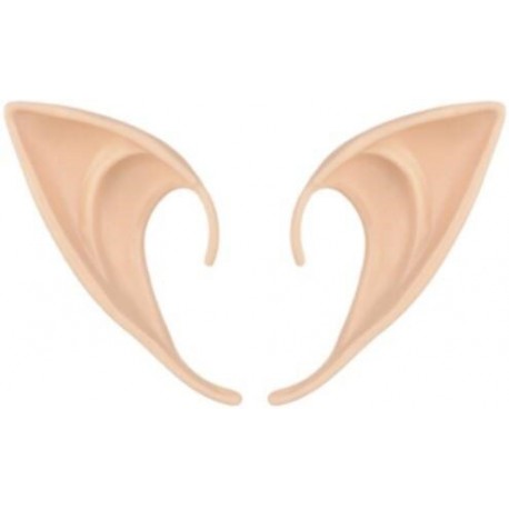 Kostýmové škriatkovské uši - Malatec 10x4,5 cm