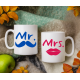 Párové hrnčeky - Mr & Mrs 330ml