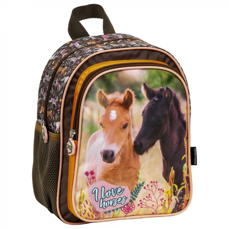 Levně 096077 DR Dětský batoh pro předškoláka - I love horses