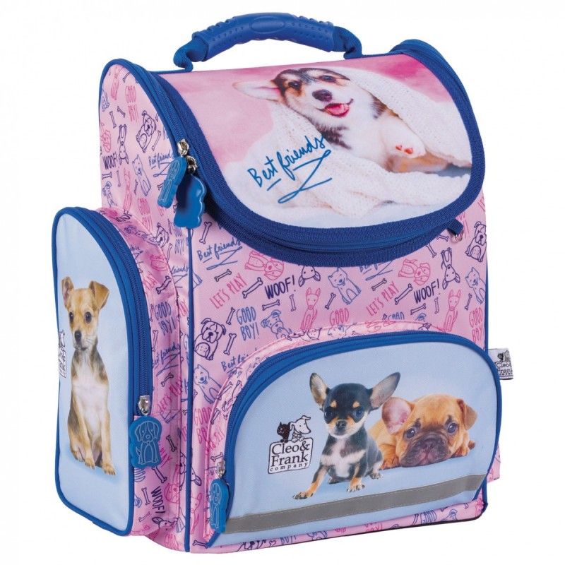 Levně 081127 DR Dětský batoh ERGONOM - Cute dogs pink