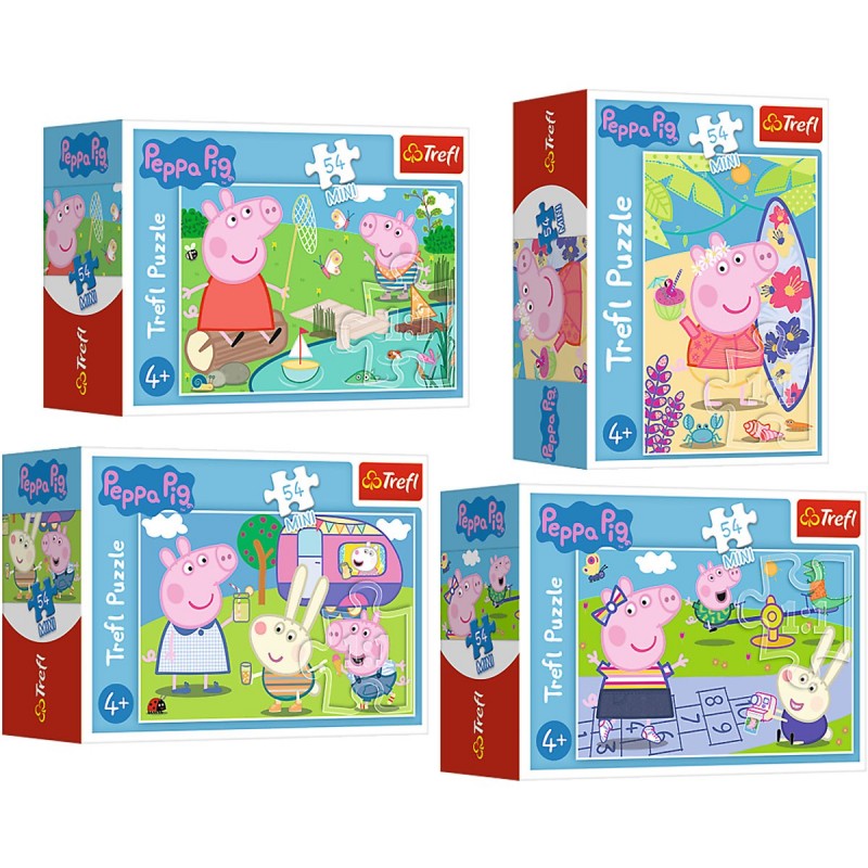E-shop 54169 TREFL Mini puzzle - Peppa Pig - sada 4ks