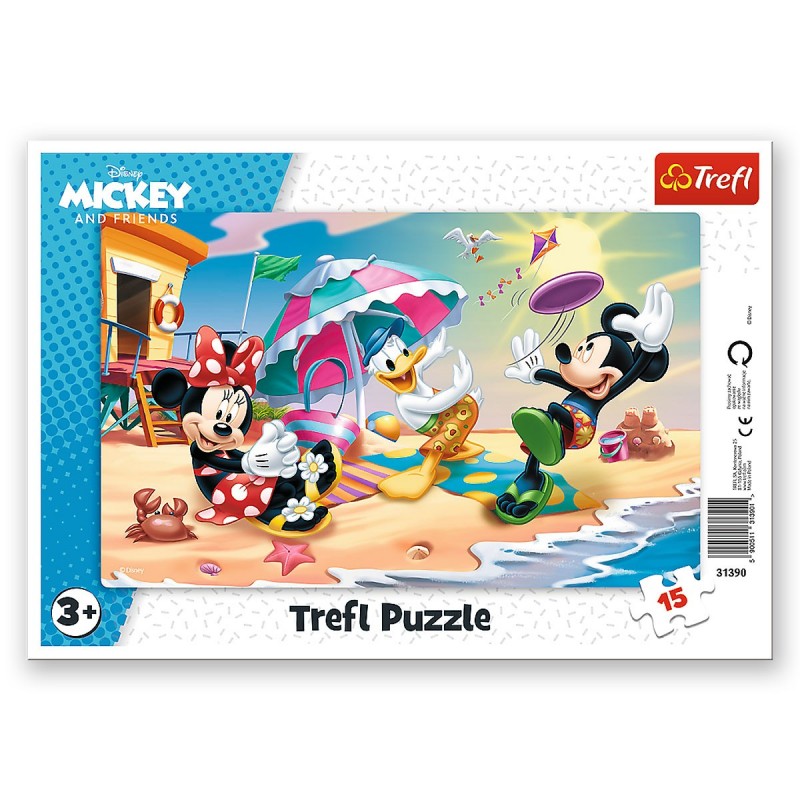 Levně 31390 DR Dětské puzzle - Disney Mickey III. - 15ks