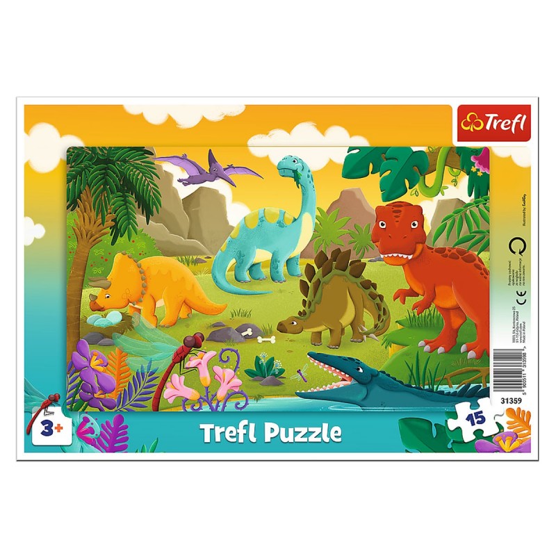 Levně 31359 DR Dětské puzzle - Dinosaurus II.- 15ks