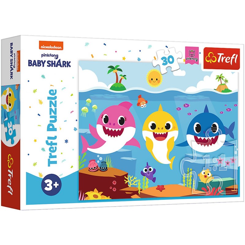 Levně 18284 TREFL Dětské puzzle - Baby shark - 30ks