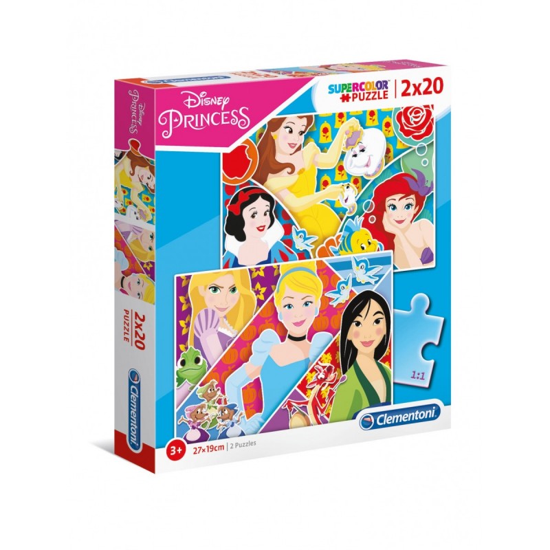 E-shop 247660 TREFL Detské puzzle - Disney Princess II. - Sada 2x20ks
