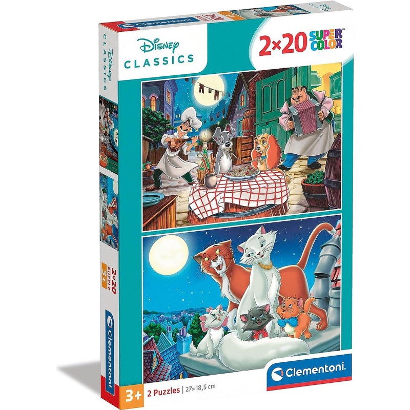 E-shop 247646 Detské puzzle - Disney II. - Sada 2x20ks