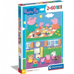 Detské puzzle - Peppa Pig III. - Sada 2x60ks