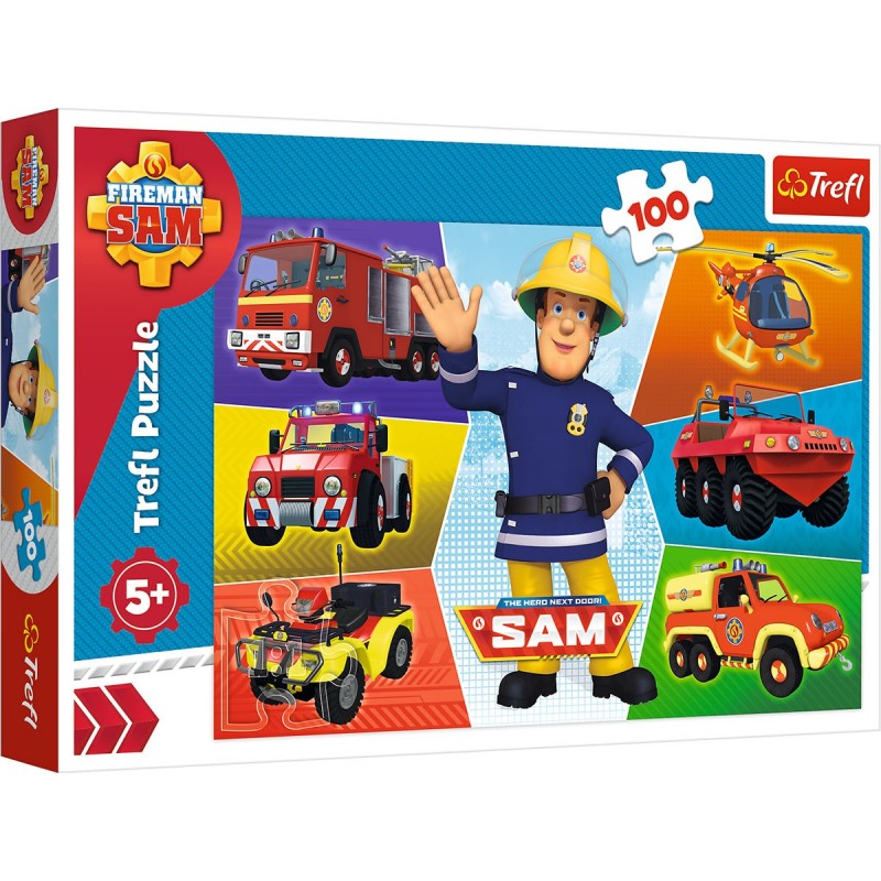 16354 Dětské puzzle - Fireman Sam - 100ks 