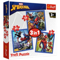 Detské puzzle - Spiderman - 3v1
