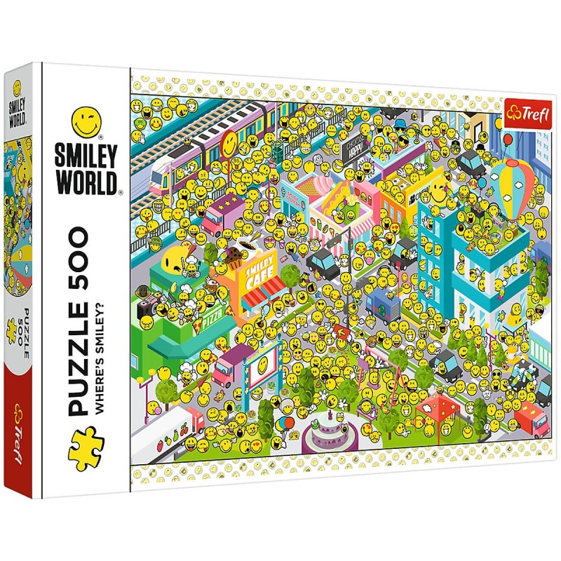 E-shop 37429 Puzzle - Smiley - 500ks
